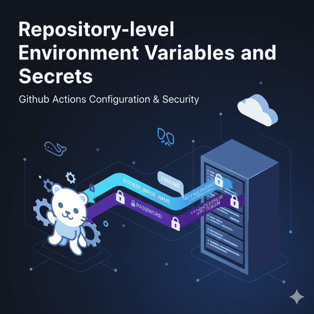 Repository-level Environment Variables and Secrets in GitHub Actions